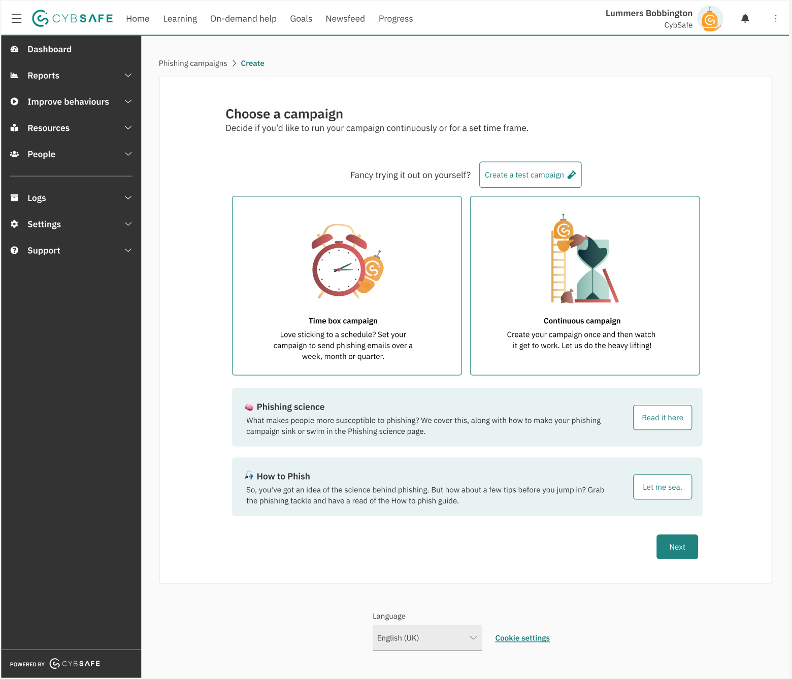 Initial Phishing Campaign Flow